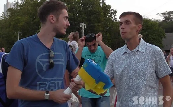 Севастополь на День Независимости запел на украинском языке и размахивал национальными флажками от УДАРа