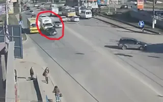Очередная авария у «Студгородка». Пешеходы не пострадали