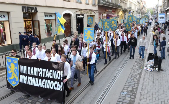 Львовские власти не смогли предотвратить марш в честь дивизии «Галичина»