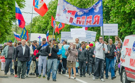 Первый российский Первомай в Севастополе