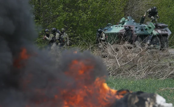 Под Краматорском уничтожена военная база ополченцев