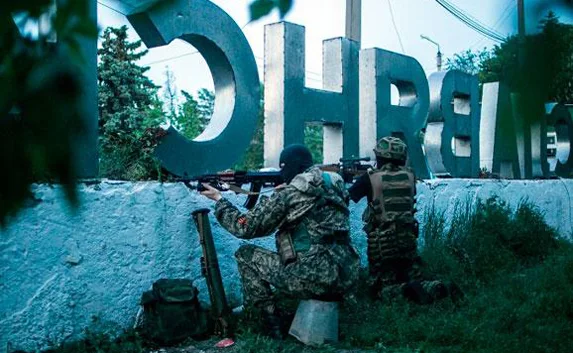 В Славянске атаковали Нацгвардию, есть раненые