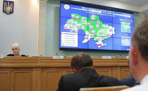 ЦИК Украины обработала 90% бюллетеней