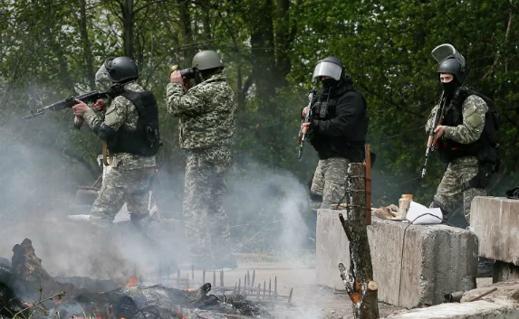 Погранвойска отбили атаку ополченцев на Донбассе
