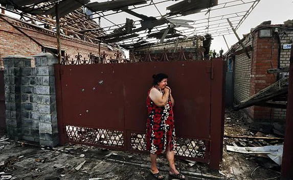 Славянск покинула почти половина жителей