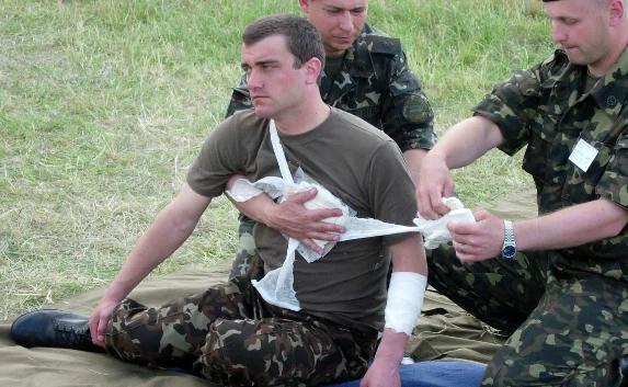 В главном военном госпитале Украины находится 60 раненых