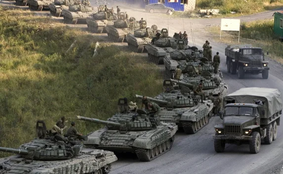 Российские танки пересекли границу Украины
