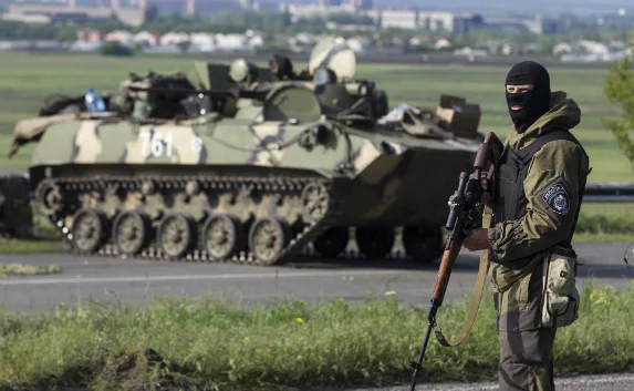 Под Донецком атаковали колонну украинских силовиков