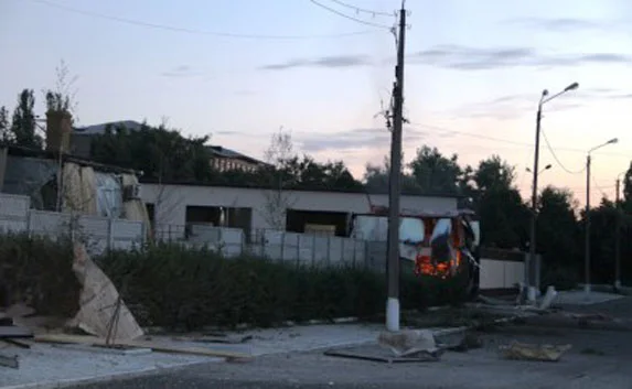 В Артёмовске штурмовали танковую часть