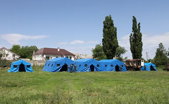 Под Симферополем создан лагерь для беженцев