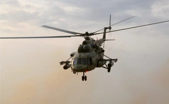 В Харьковской области разбился военный вертолёт