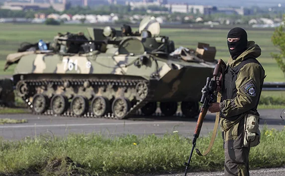 Украинские военные отбили блокпост под Славянском