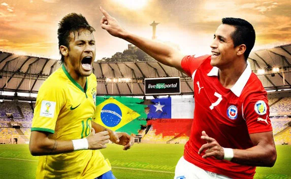 Онлайн трансляция матча Бразилия — Чили