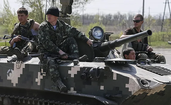 Бойцы Нацгвардии передают «привет» Порошенко