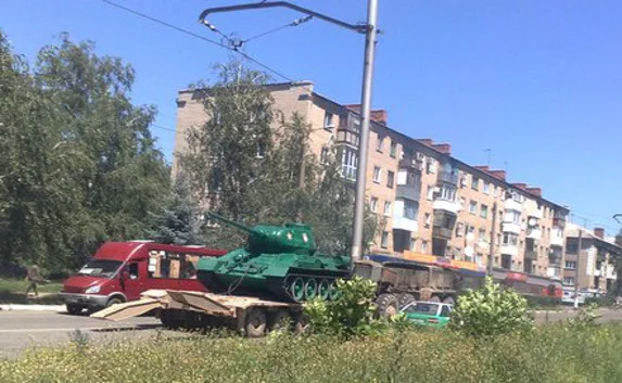 В Дружковке угнали нерабочий танк