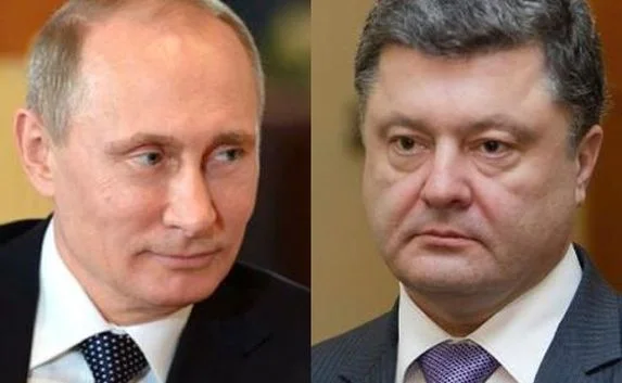 Путин «уговаривает» Порошенко восстановить мир в Украине