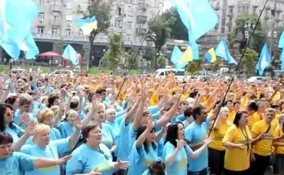 В Киеве спели «Алилуйя» Кличко и Порошенко