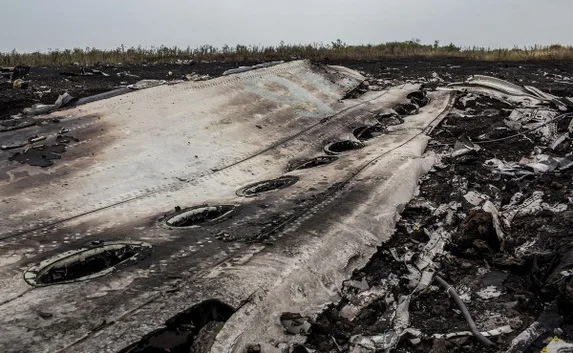 Появились снимки места крушения «Boeing 777» со спутника