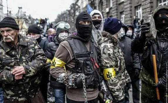На въезде в Донецк расстрелян автобус «Правого сектора»