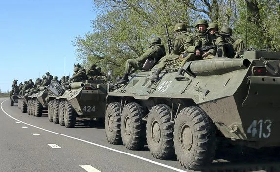 Украина заявляет о вторжении российской военной техники