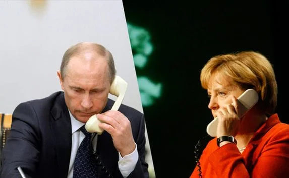 Путин и Меркель обсудили ситуацию в Украине