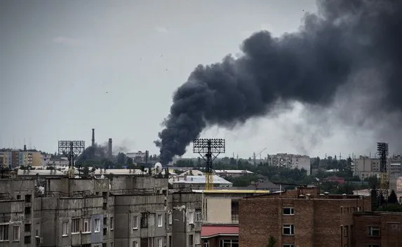 В Донецке залпы слышны в трёх районах 