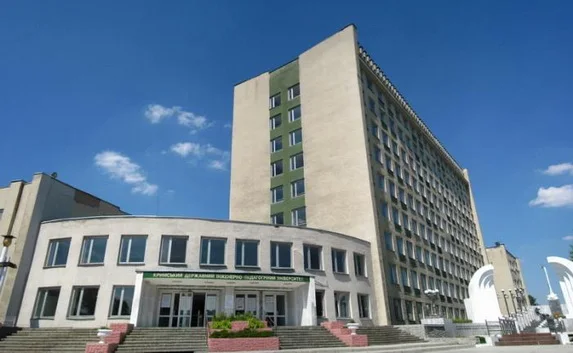 Крымские студенты спели гимн Украины для Константинова