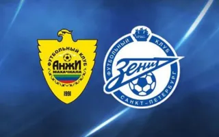 ​Онлайн трансляция матча «Анжи» — «Зенит»