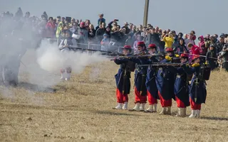 Под Бахчисараем состоялась реконструкция Альминского сражения