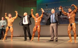 Отборочный турнир на Чемпионат России по бодибилдингу. Парни