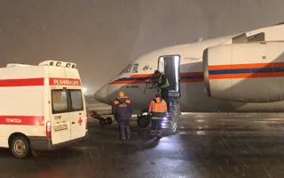 Четверо тяжелобольных доставил на экстренное лечение спецборт МЧС