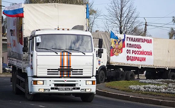 Россия вновь отправила в Донбасс гуманитарный конвой