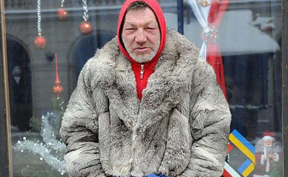 Самым модным бомжем мира стал Славик из Львова