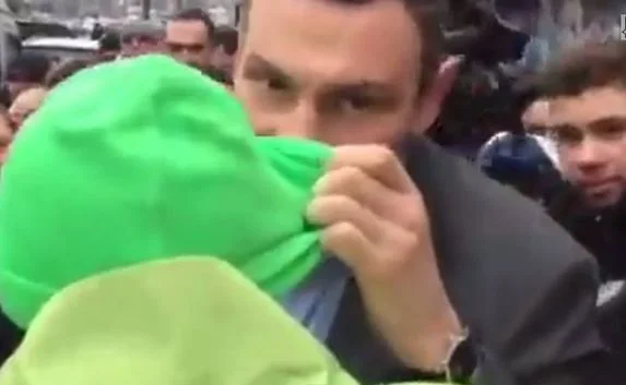 Кличко выругался на митингующих
