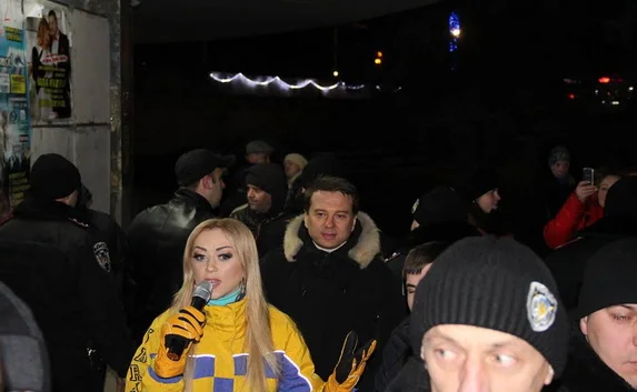 Певице, спевшей на Антимайдане, сорвали концерт на Прикарпатье