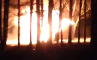 ​Под Севастополем горел ресторан