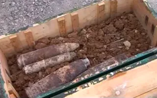 В селе Родном найдены боеприпасы времён ВОВ