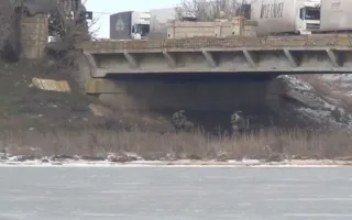 Украинские военные заминировали два моста на границе с Крымом