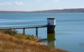 Водохранилище Керчи заполнено почти наполовину