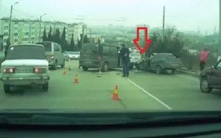Перед «Студгородком» вновь серьёзная авария