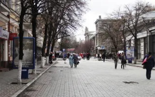 В центре Симферополя хотят сменить газоны на плитку