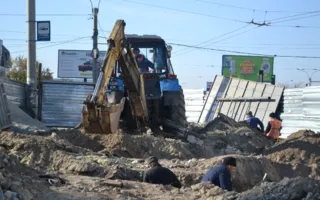 В Симферополе строят подземный переход с отставанием от графика