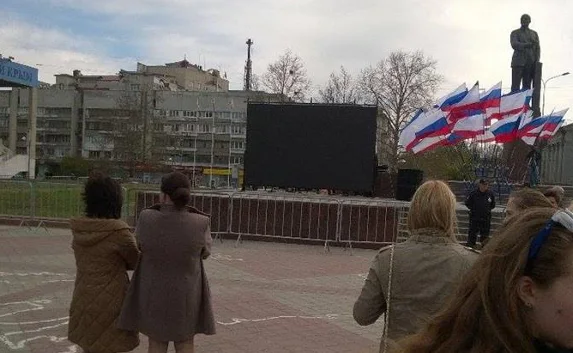 В Симферополе на час задержали трансляцию «Прямой линии»