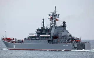 В Феодосии корабли ЧФ провёли тренировку по высадке десанта 