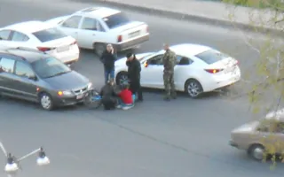 В районе автовокзала сбили мальчика-велосипедиста