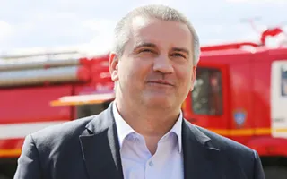 Аксёнов облетел крымские поля на воздушном шаре