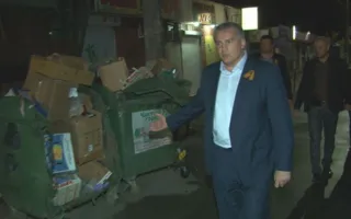 Аксёнов провёл ночной рейд по Центральному рынку Симферополя