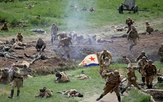 Известны подробности ранения на реконструкции штурма Сапун-горы