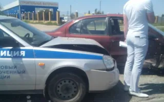 В Севастополе в ДТП вновь попал полицейский автомобиль