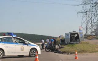 Под Севастополем произошло ДТП с участием мотоциклиста